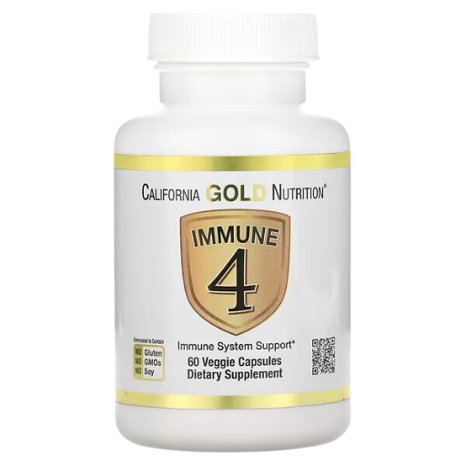 California Gold Nutrition Immune 4 Immune System Support 60 Veggie Capsules 7.64