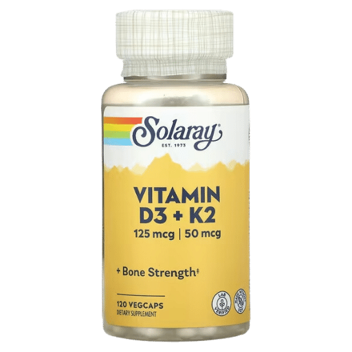 Solaray Vitamin D3 K2 120 VegCaps 28.99 1