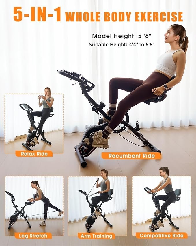 Kalwol Foldable Stationary bike