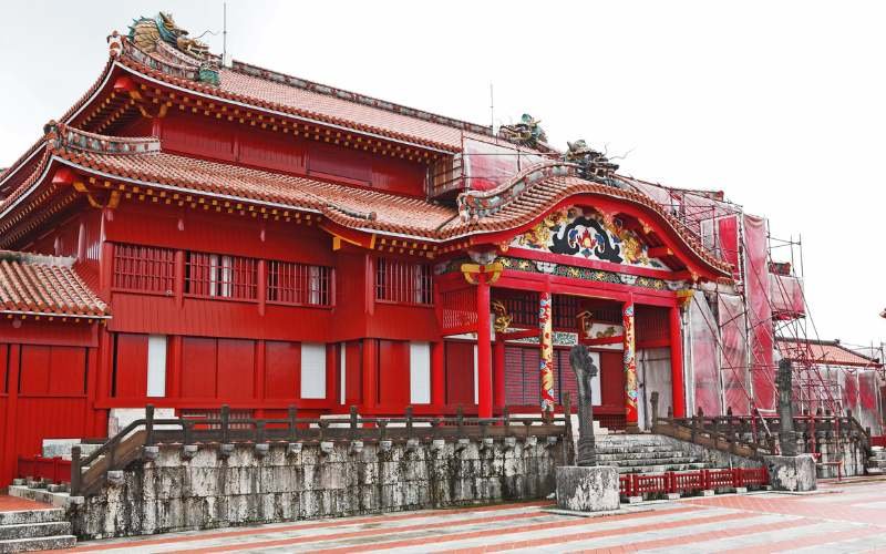 Red Shuri Castle Okinawa